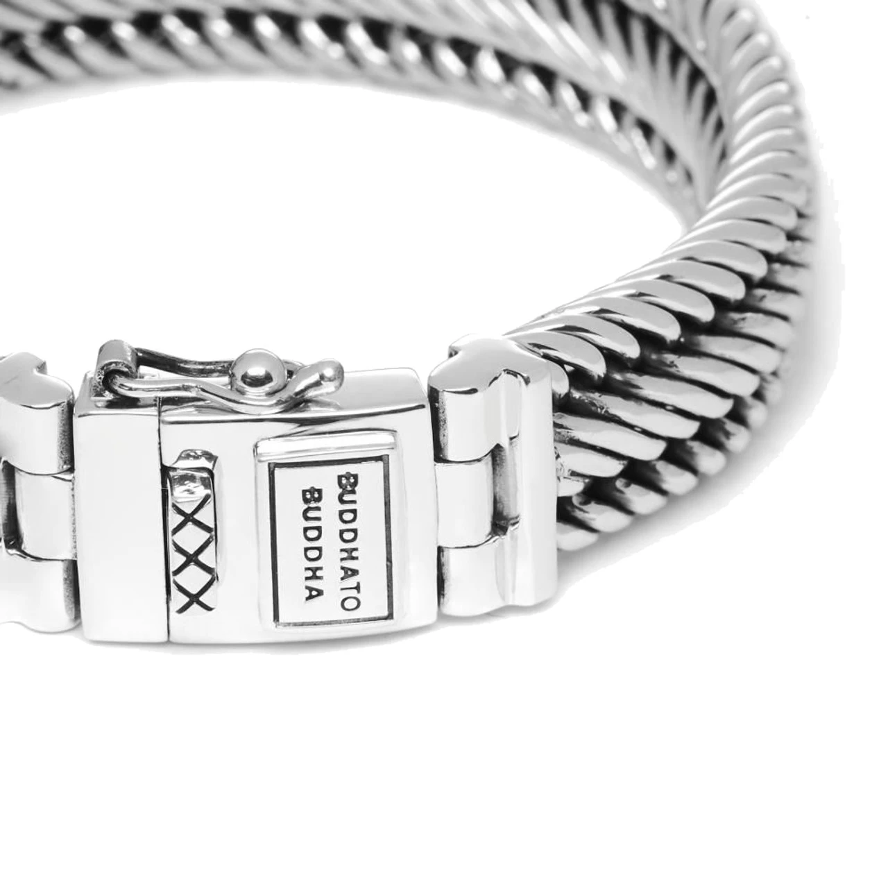 Buddha To Buddha Edwin Small Sterling Silver Size F Bracelet 151 - Image 2