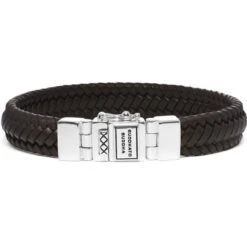 Buddha To Buddha Edwin Small Brown Leather Size F Bracelet 181BR