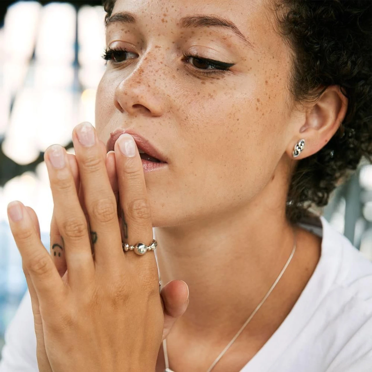 Buddha To Buddha Nathalie Silver One Size Stud Earrings 478 - Image 4