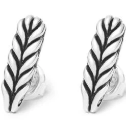 Buddha To Buddha Ellen Silver One Size Stud Earrings 479