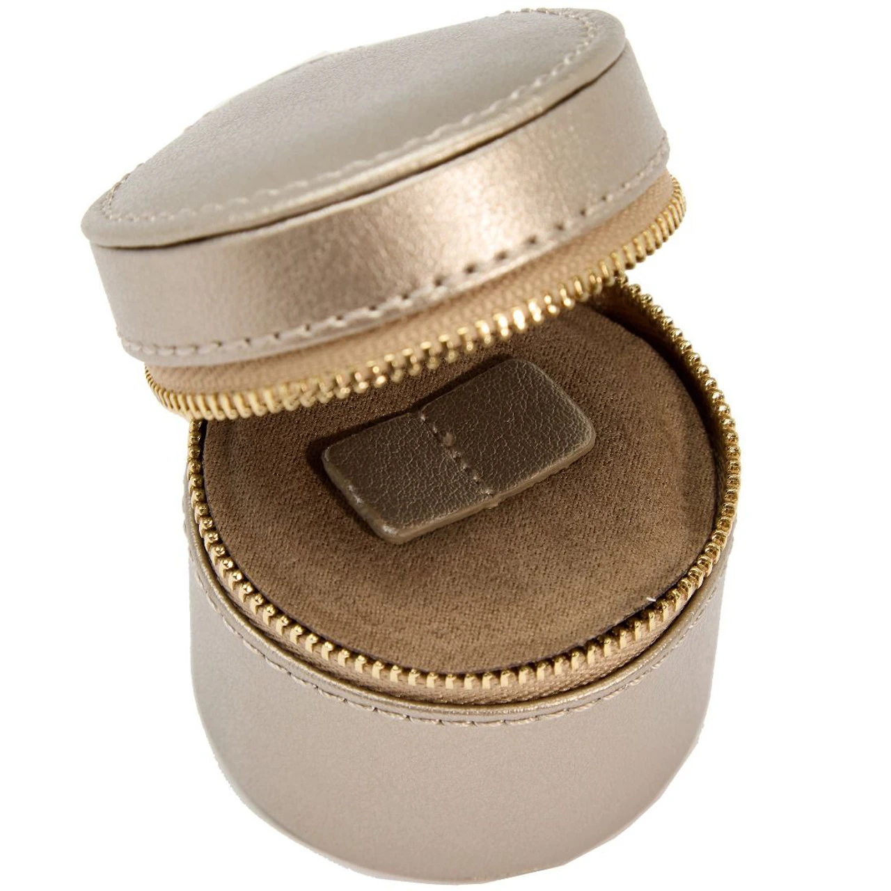 Wolf Palermo Double Watch Roll With Jewellery Case In Pewter 213978 - Image 9