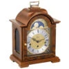 Hermle 8-Day Westminster Chime Movement Walnut Finish Table Clock 22864-030340