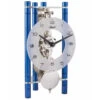 Hermle 8-Day Skeleton Movement Blue Clock 23025-Q70721