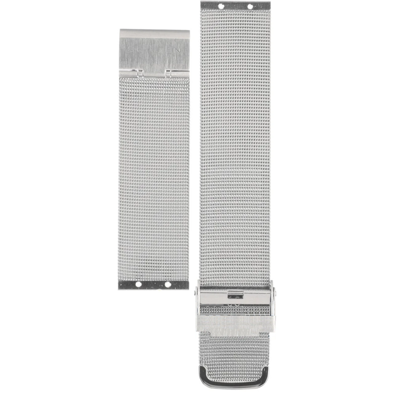 Skagen Replacement Silver Mesh Watch Strap 21mm For 224LSS With Free Connecting Pins - Image 2