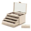 Wolf Caroline Large Ivory Jewellery Case 329653