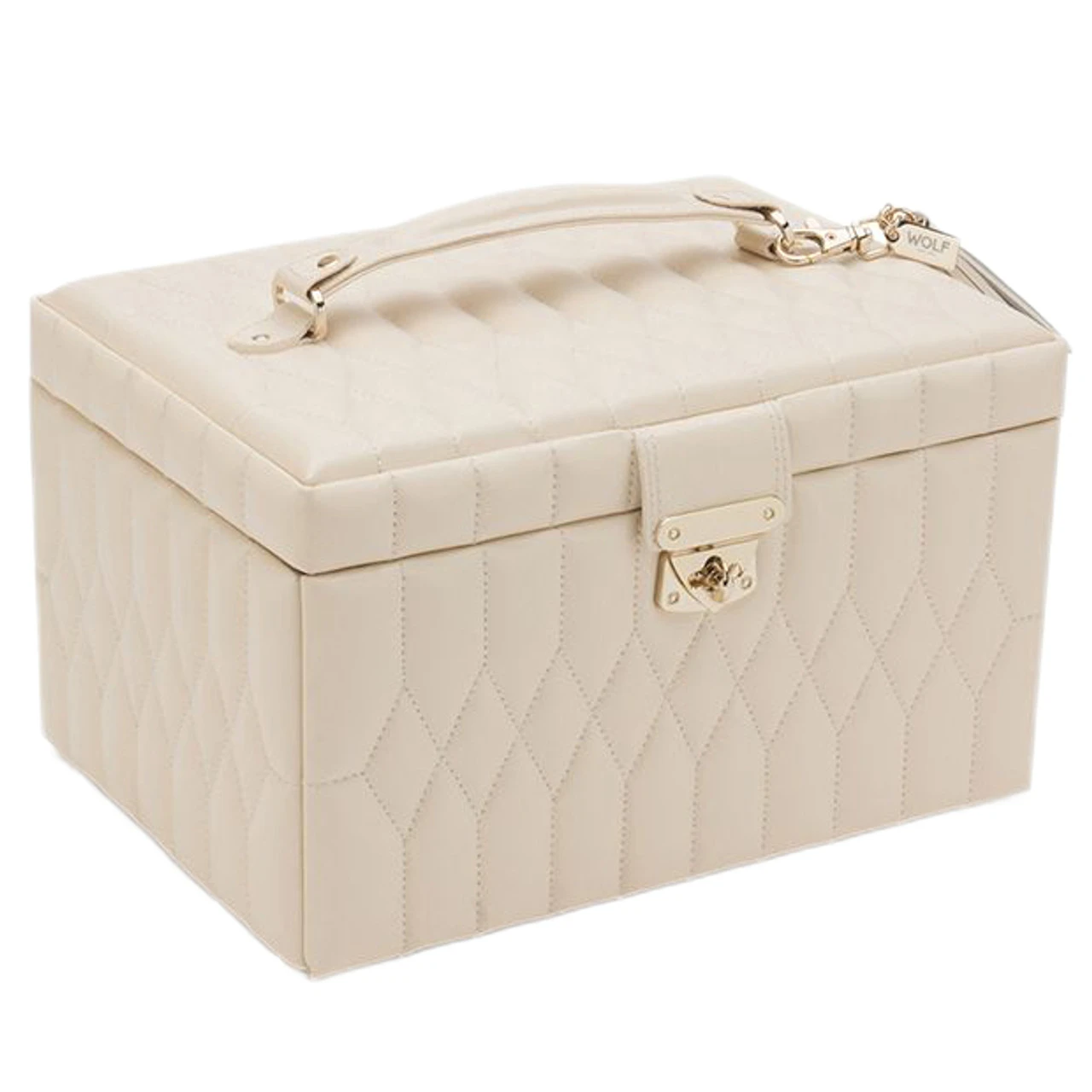 Wolf Caroline Medium Ivory Jewellery Case 329753 - Image 3