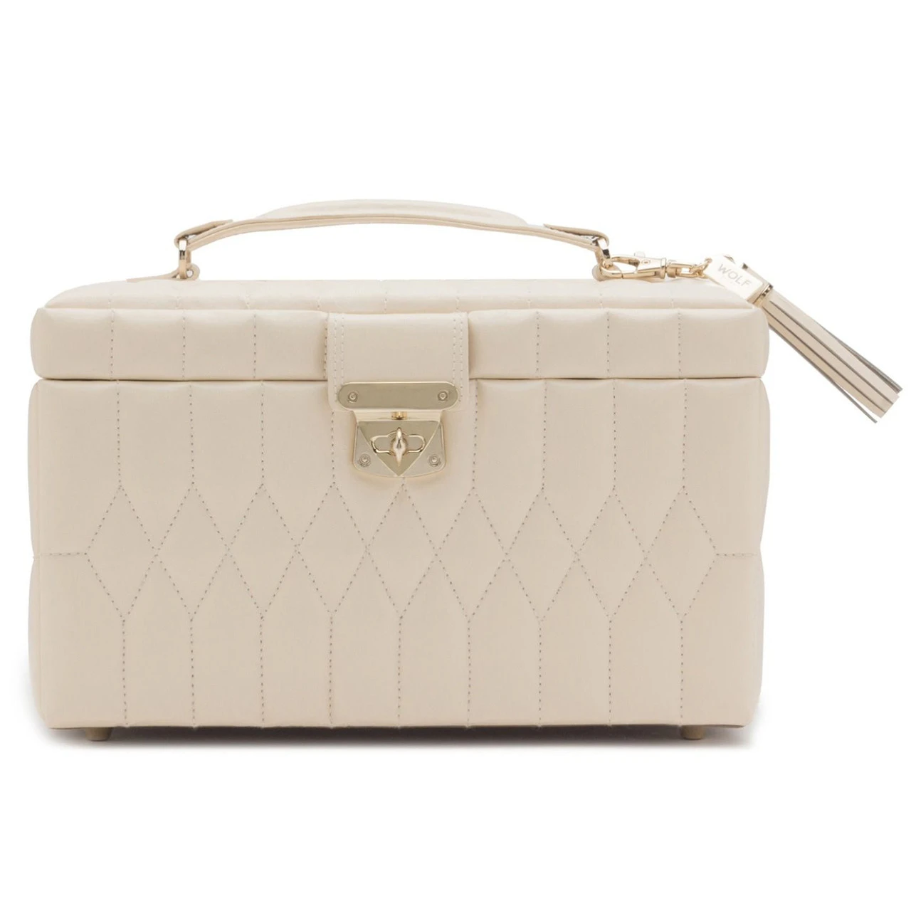 Wolf Caroline Medium Ivory Jewellery Case 329753 - Image 2