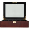 Wolf Savoy Burlwood Wooden Watch Storage Box Fits 10 Watches 461610