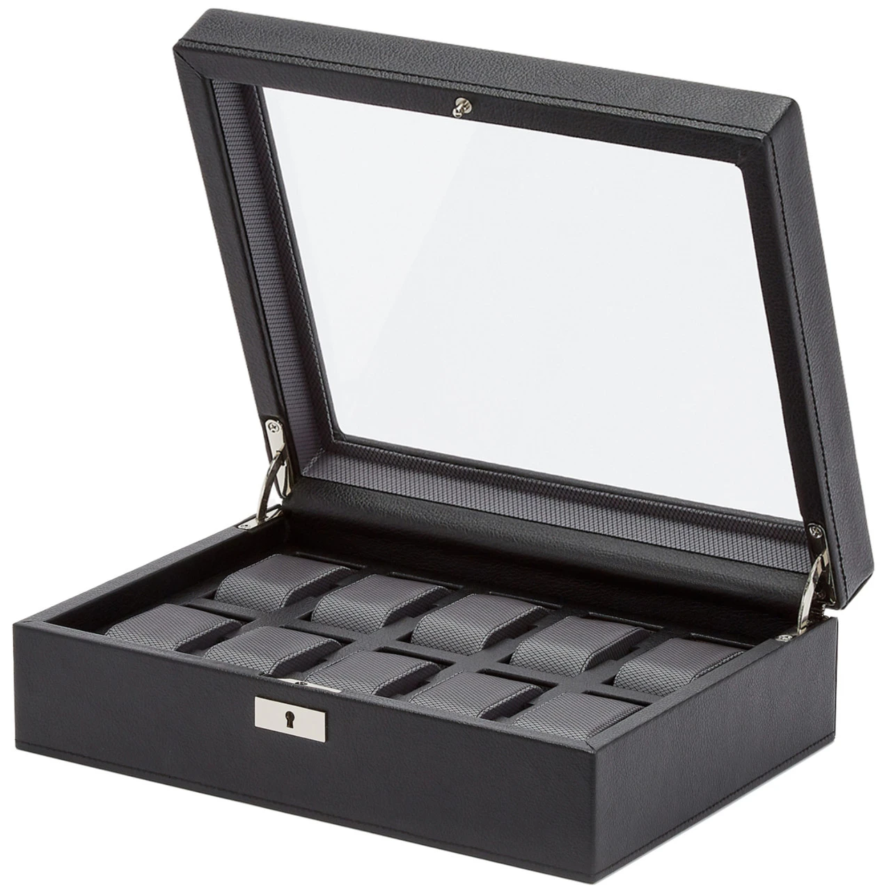 WOLF Viceroy 10 Piece Black Watch Box 466102 - Image 2
