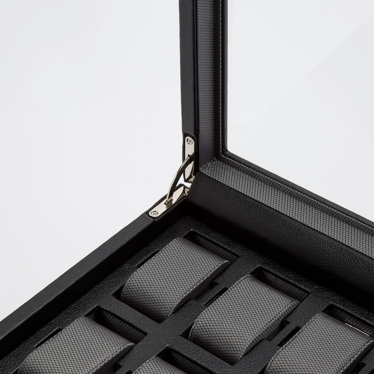 WOLF Viceroy 10 Piece Black Watch Box With Storage 466202 - Image 6