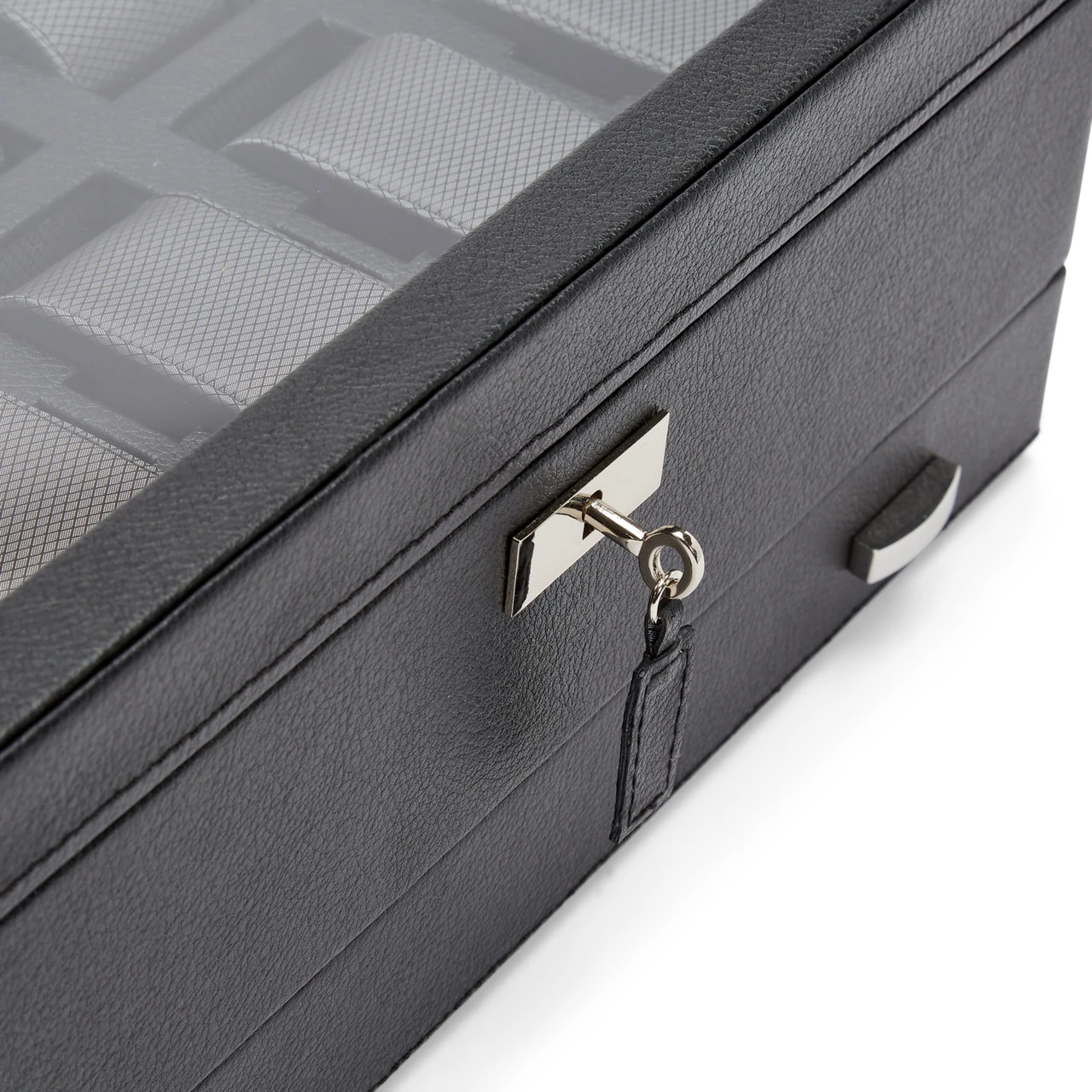 WOLF Viceroy 10 Piece Black Watch Box With Storage 466202 - Image 9