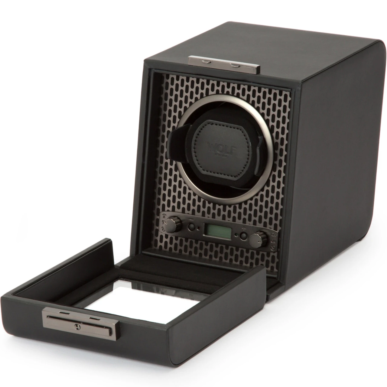 WOLF Axis Collection Powder Coat Single Watch Winder 469103 - Image 2