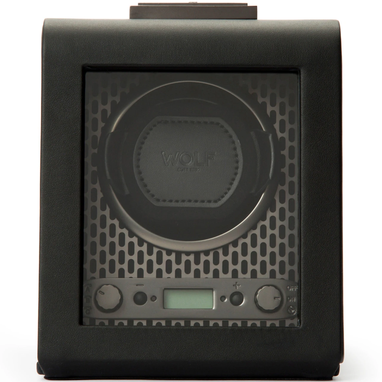 WOLF Axis Collection Powder Coat Single Watch Winder 469103