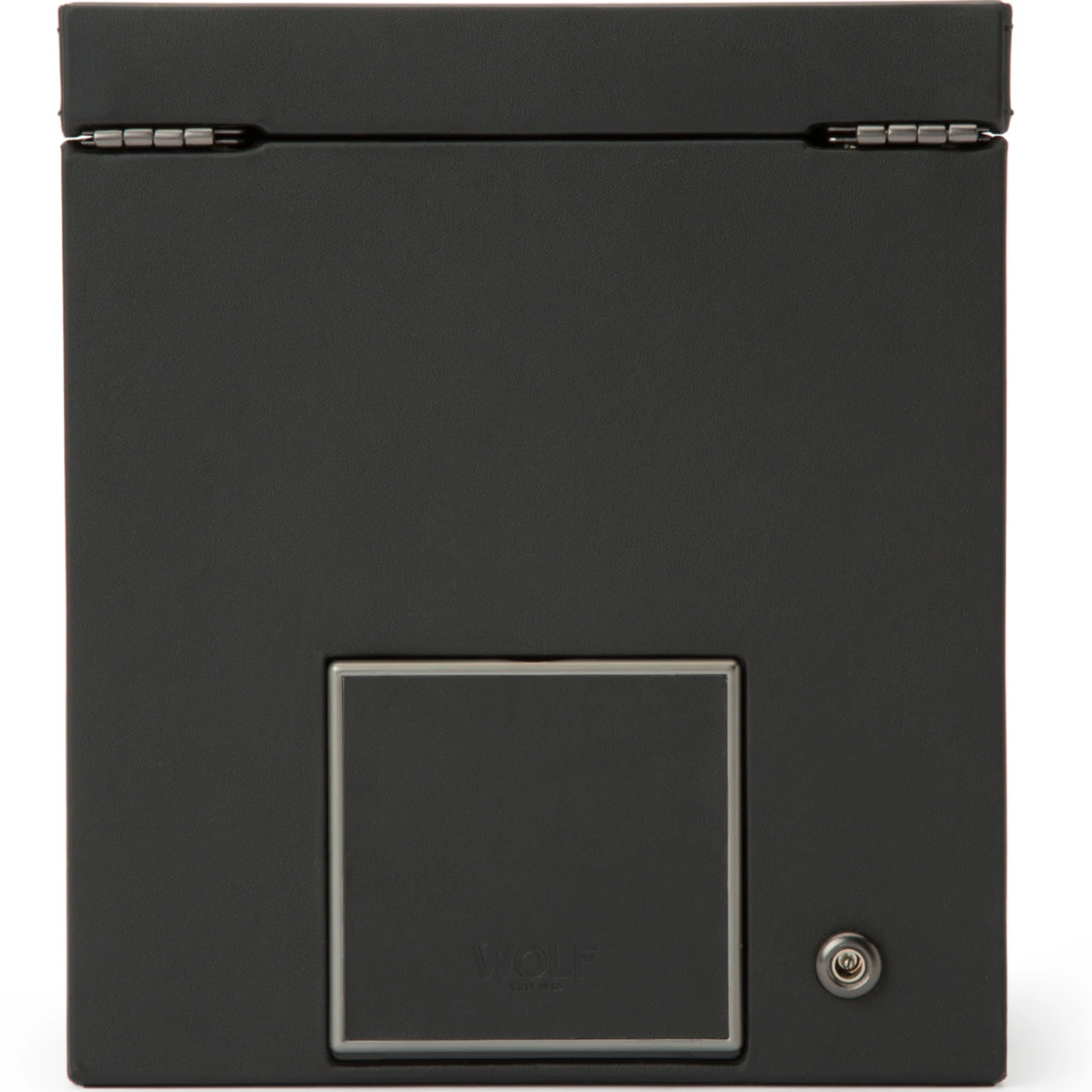 WOLF Axis Collection Powder Coat Single Watch Winder With Storage 469203 - Image 3