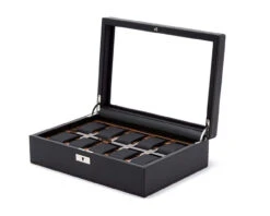 WOLF Roadster 10 Piece Leather Watch Box 477556