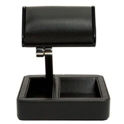 Wolf Roadster Black Single Travel Watch Stand 485202