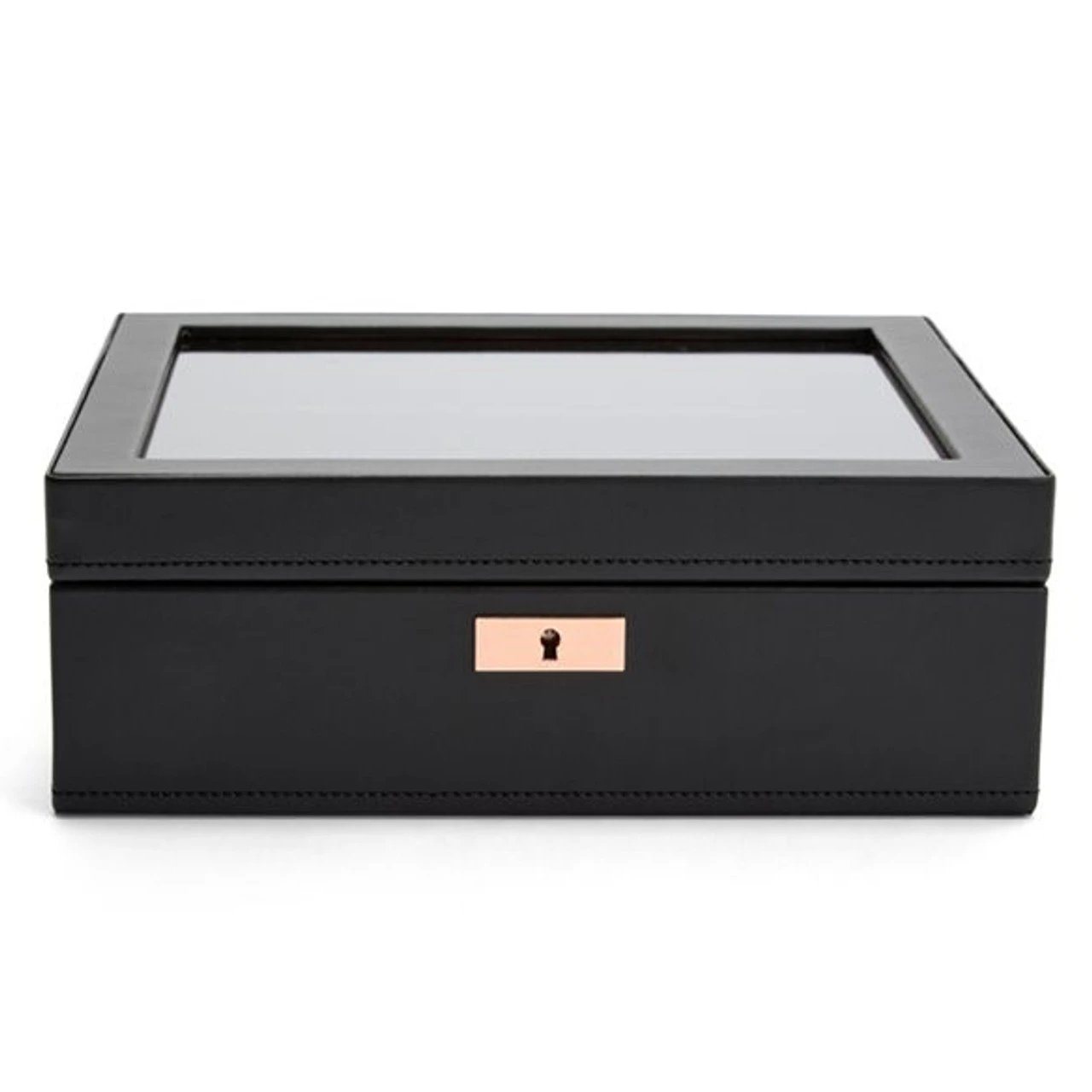 Wolf Axis 8 Piece Copper Plated Vegan Leather Watch Box 488016 - Image 2