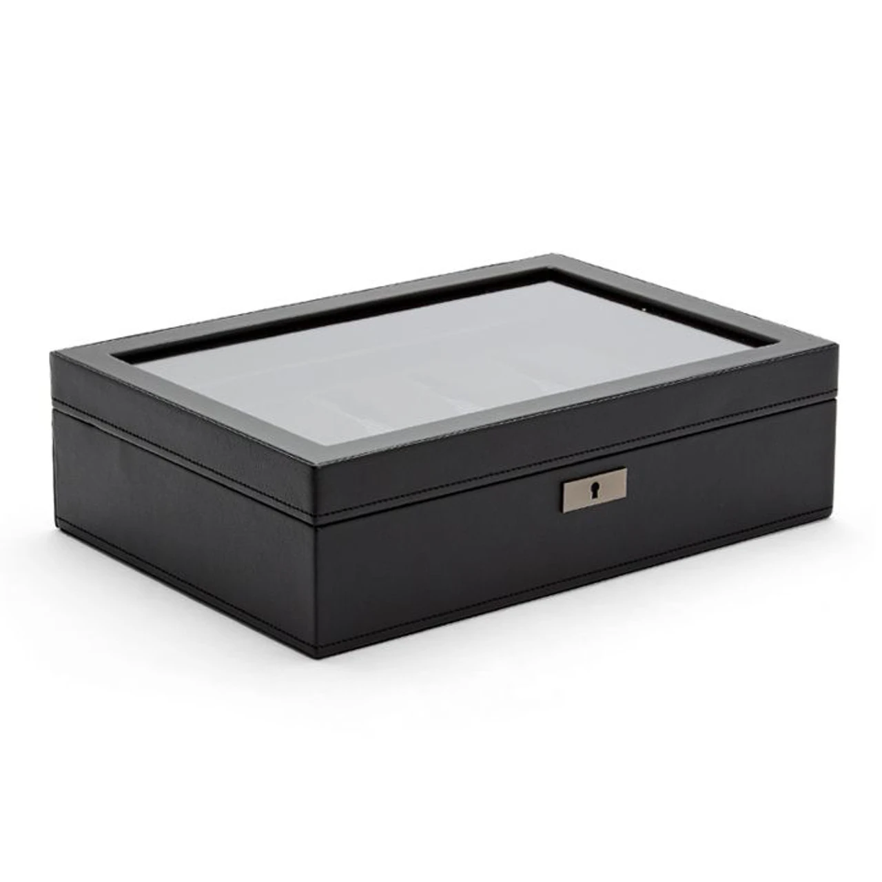 Wolf Axis 10 Piece Powder Coat Vegan Leather Watch Box 488103 - Image 3