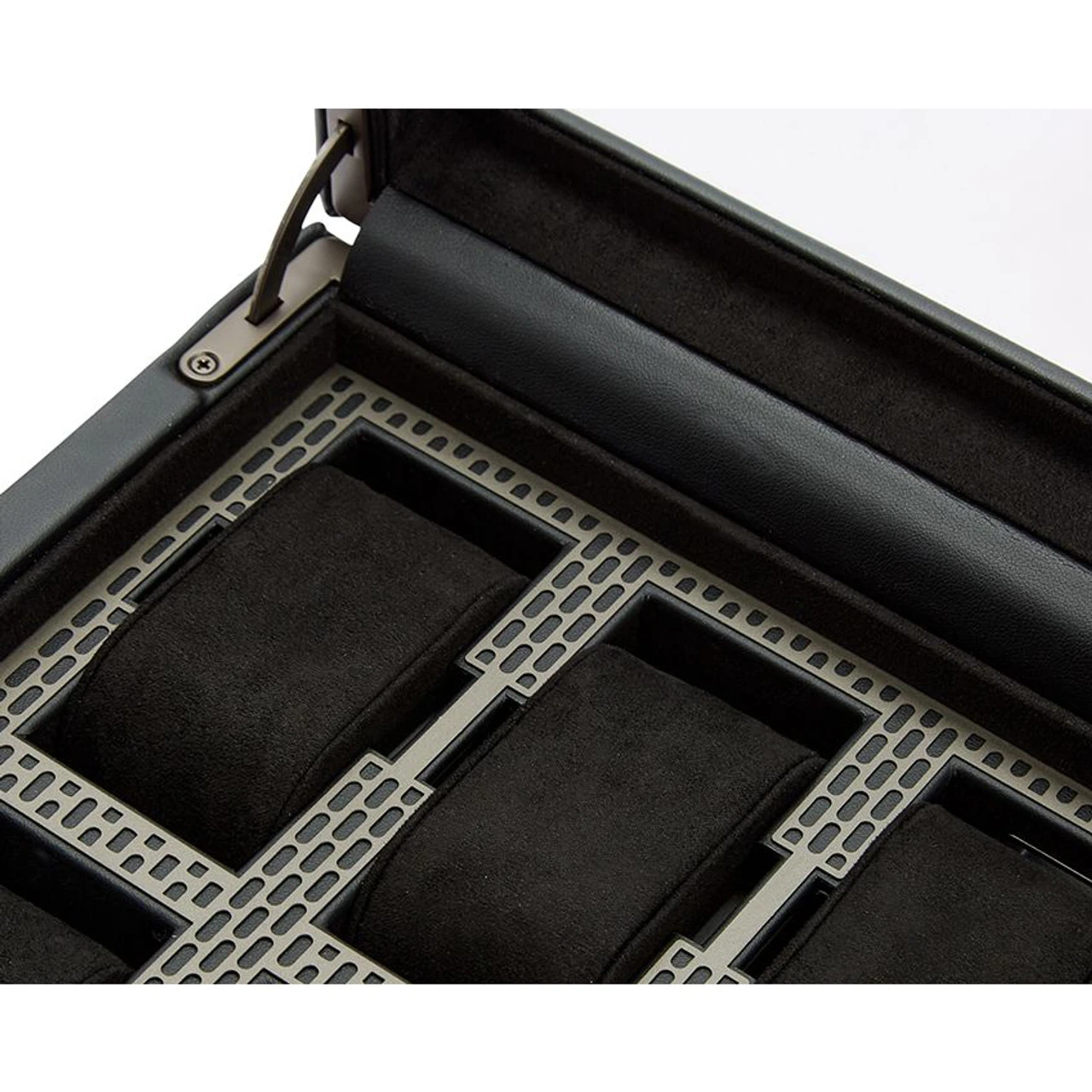 Wolf Axis 10 Piece Powder Coat Vegan Leather Watch Box 488103 - Image 6
