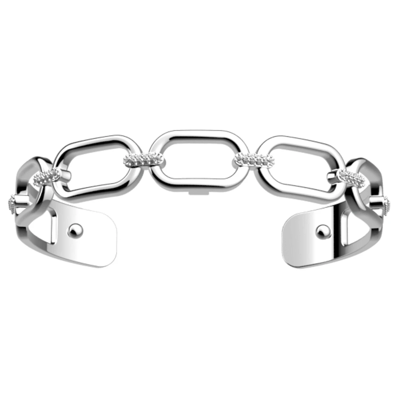 Les Georgettes Ladies Bracelet Silver Finish Chaine 8mm 70399181608000