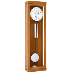 Hermle Regulator Mechanical Power Reserve Anchor Cherrywood Wall Clock 70875-160761