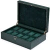 WOLF British Racing Green 10 Piece Watch Box 792741