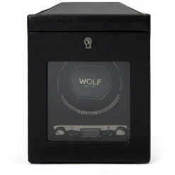 Wolf British Racing Single Watch Winder In Black 793102