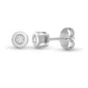 9ct White Gold 30pts Diamond Stud Earrings P702E9-002-030