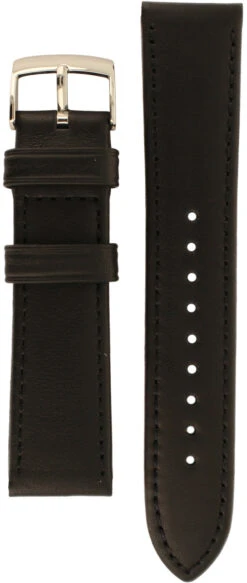 Armani Replacement Watch Strap For AR1692 Black Genuine Leather With Free Connecting Pins
