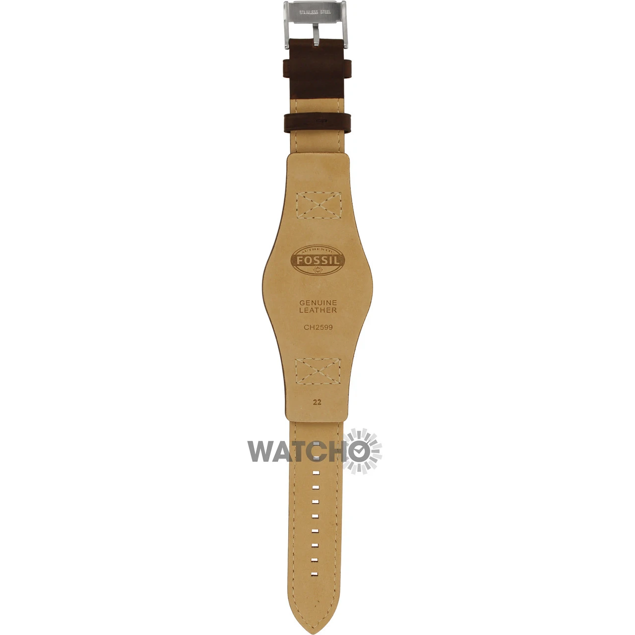 Fossil Replacement Watch Strap For CH2599 With Free Connecting Pins - Image 2