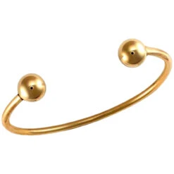 Solid 9ct Yellow Gold Wire Men's Hand Finished 3mm Heavy Weight Torque Bangle P702102