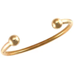 Solid 9ct Yellow Gold Wire Men's Hand Finished 5.0mm Extra Premium Weight Torque Bangle P702106