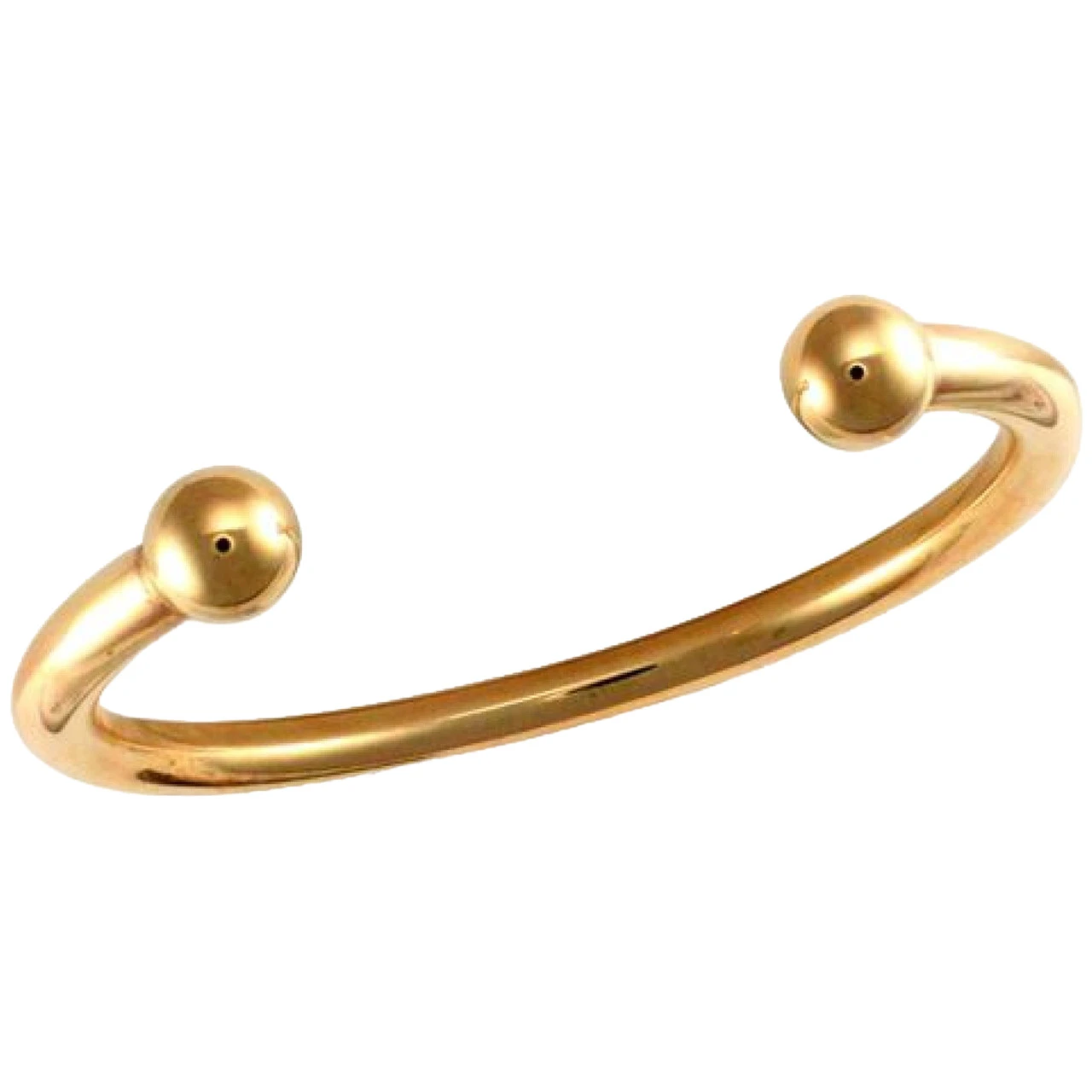 Solid 9ct Yellow Gold Wire Men's Hand Finished 6.0mm Super Premium Weight Torque Bangle P702107