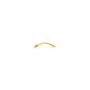 9ct Yellow 13mm Curved Coned Eyebrow Barbell P702126