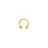 9ct Yellow 11mm Circular Eyebrow Barbell P702128