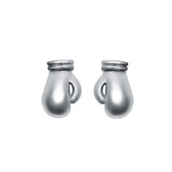 925 Sterling Silver Boxing Glove Stud Earrings P702925-125