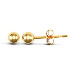 9ct Yellow Gold 3mm Ball Stud Earrings P702E9-077