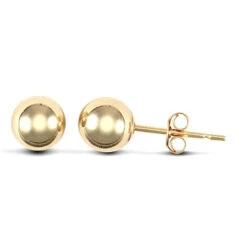 9ct Yellow Gold 5mm Ball Stud Earrings P702E9-079