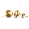 9ct Yellow Gold Polished 7mm Domed Ball Stud Earrings P702E9-309