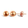 9ct Rose Gold Polished 5mm Ball Stud Earrings P702E9-315