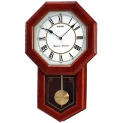 Seiko Westminster/Whittington Dual Chime Pendulum Wall Clock QXH110B