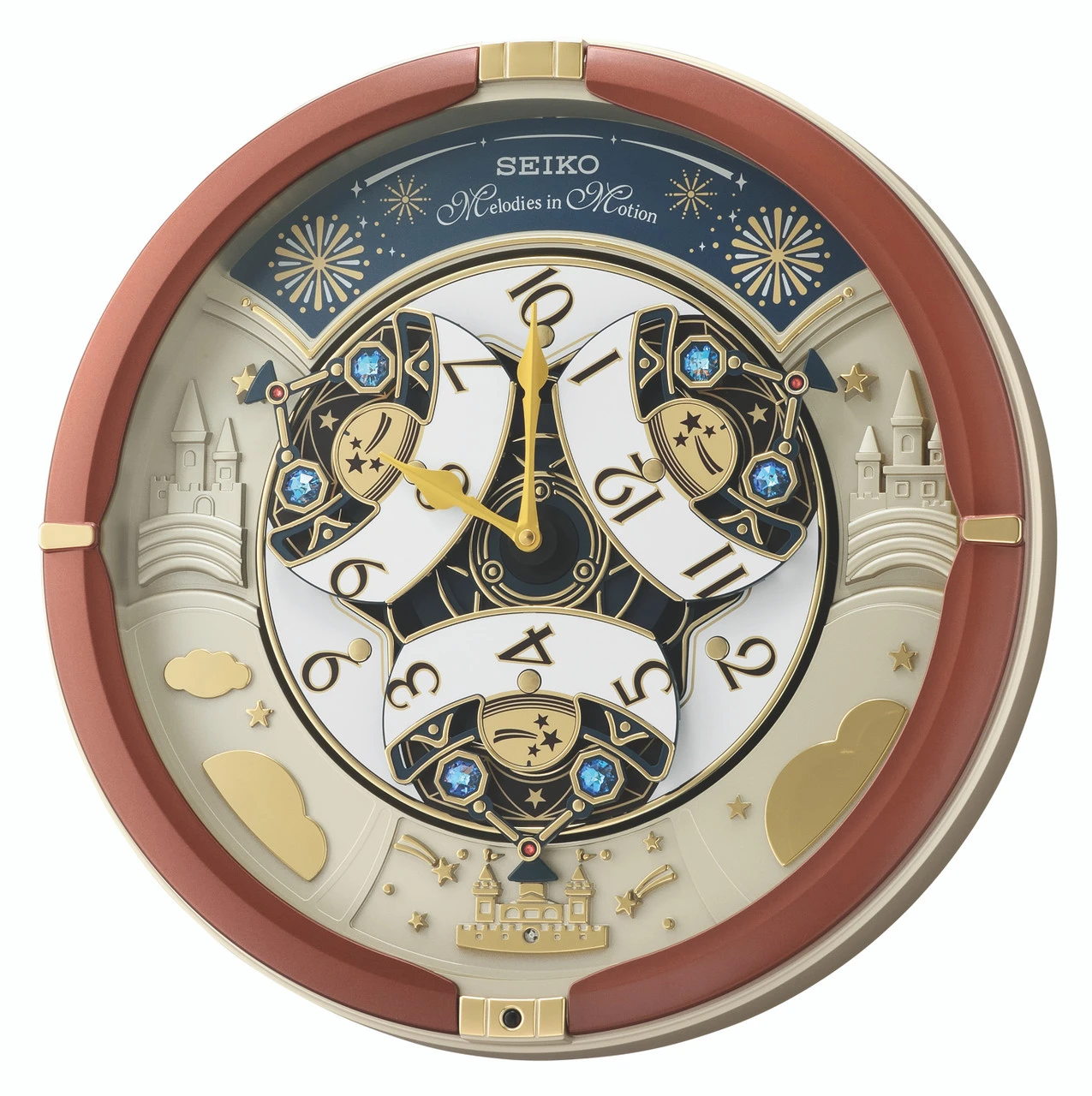 Seiko Marionette Case Melodies In Motion Clock QXM378B - Image 2