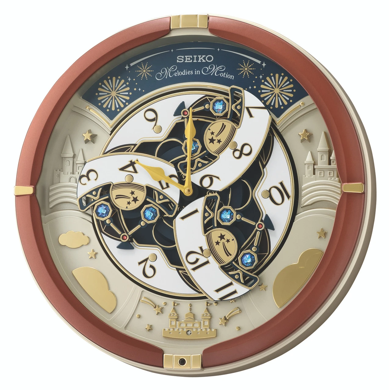Seiko Marionette Case Melodies In Motion Clock QXM378B - Image 3