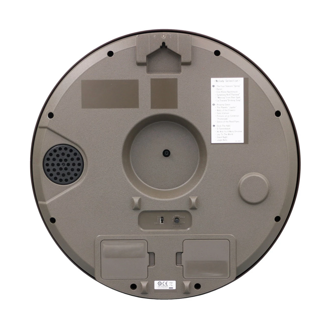 Seiko Metallic Brown Melody In Motion Musical Wall Clock QXM380B - Image 6