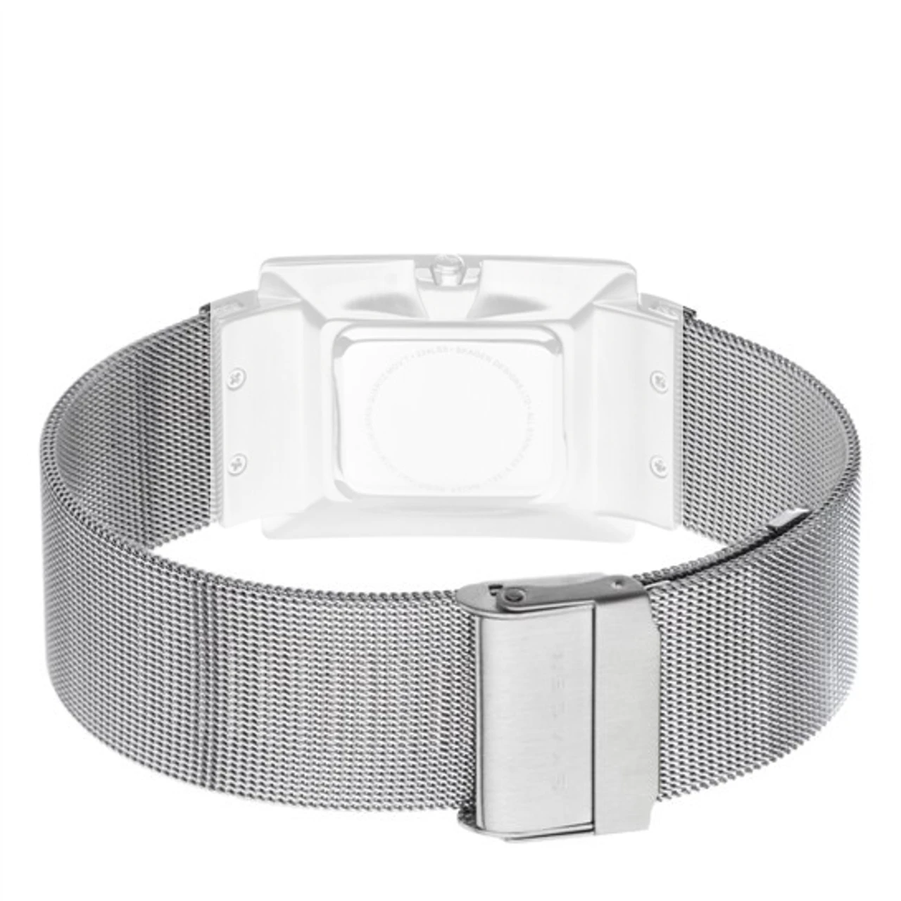 Skagen Replacement Silver Mesh Watch Strap 21mm For 224LSS With Free Connecting Pins